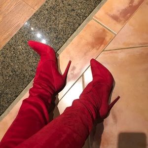 OTK boots Deep Red size 9